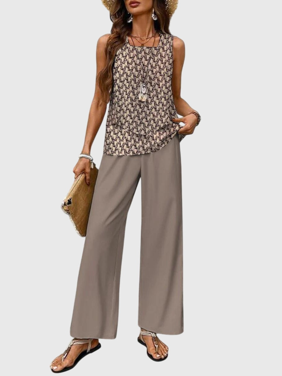 Annie | Elegant 2-Piece Summer Set