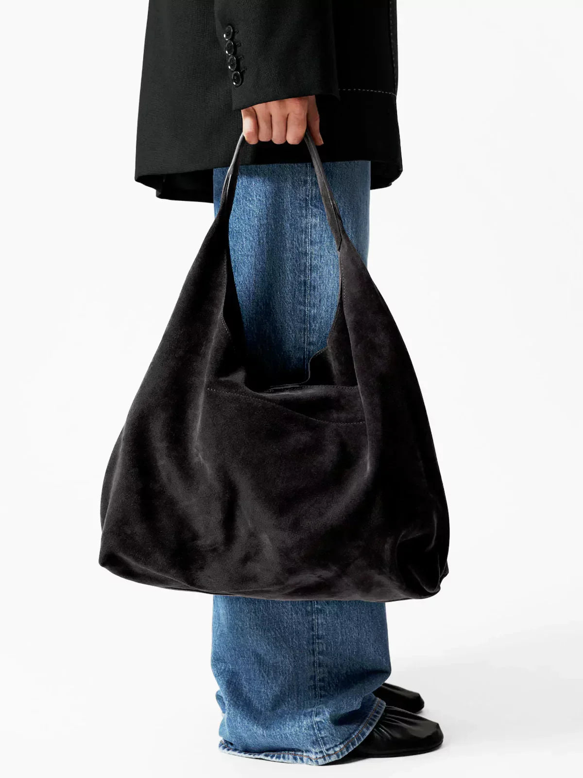 Barbara's Bags - Vintage Luxury Suede Leather Handbag