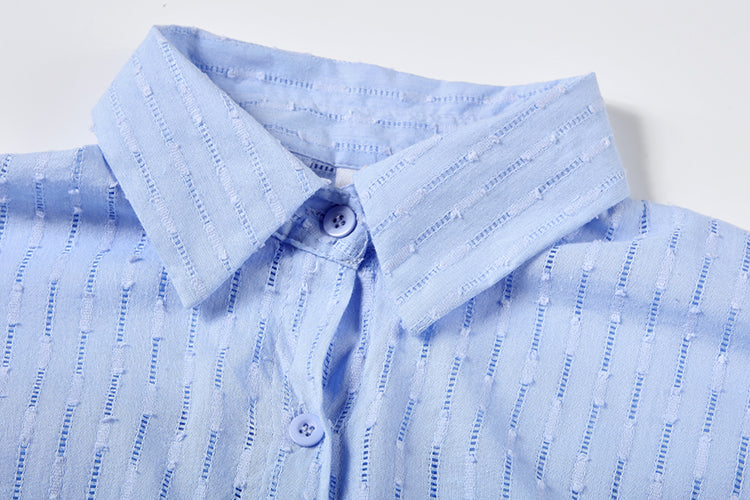 CHARLOTTE | BREEZY SHIRT & SHORTS LOUNGE SET