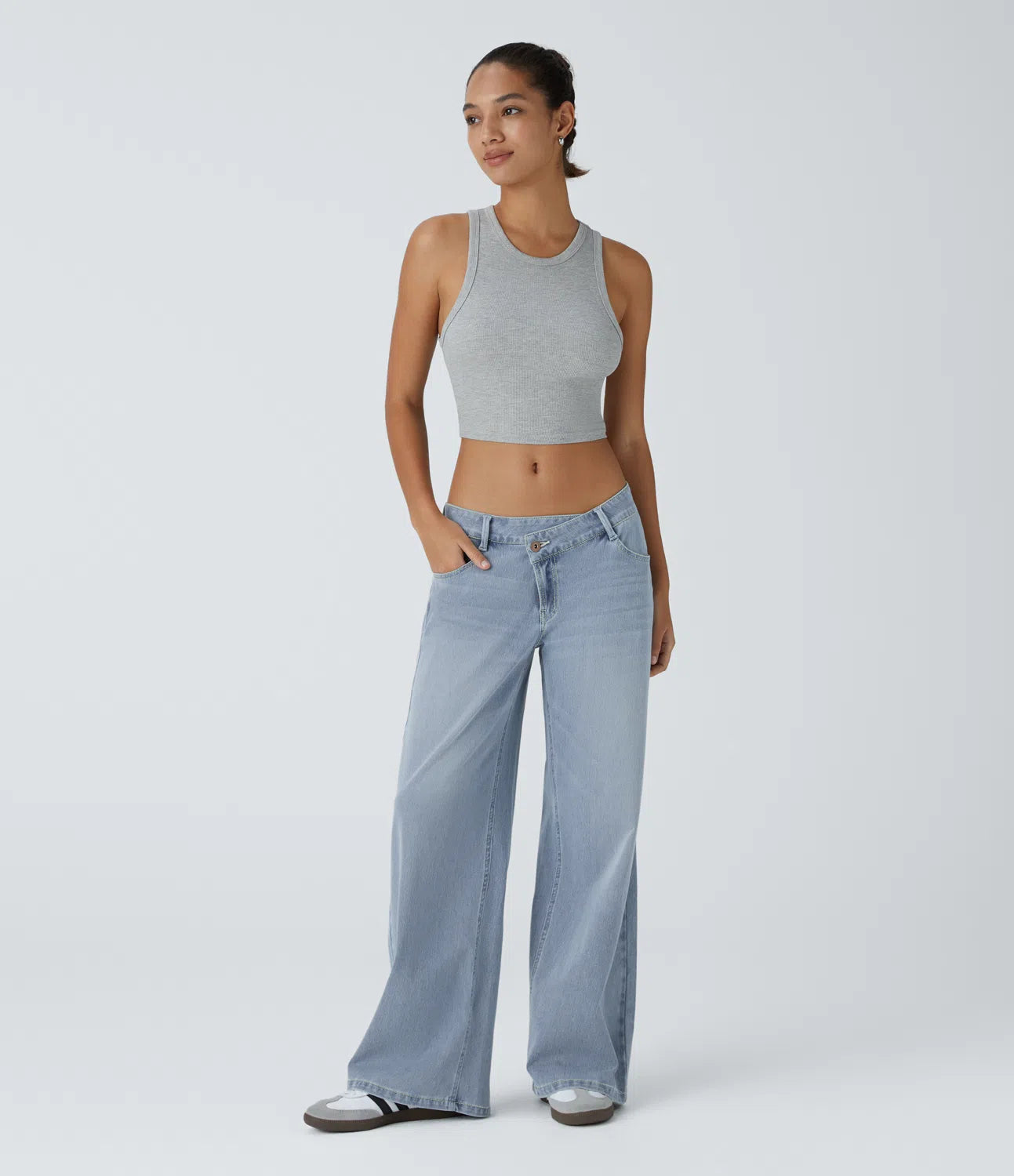 The Asymmetric Zip™ Cargo Jean
