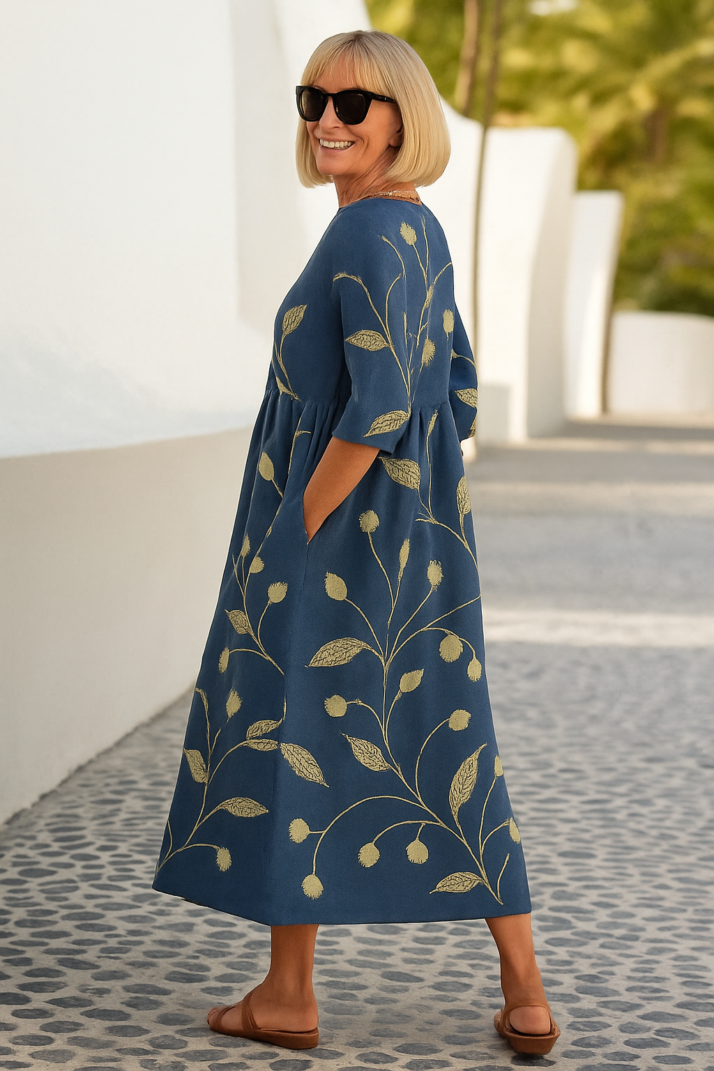 Lila | Midi Dress - Effortless Comfort