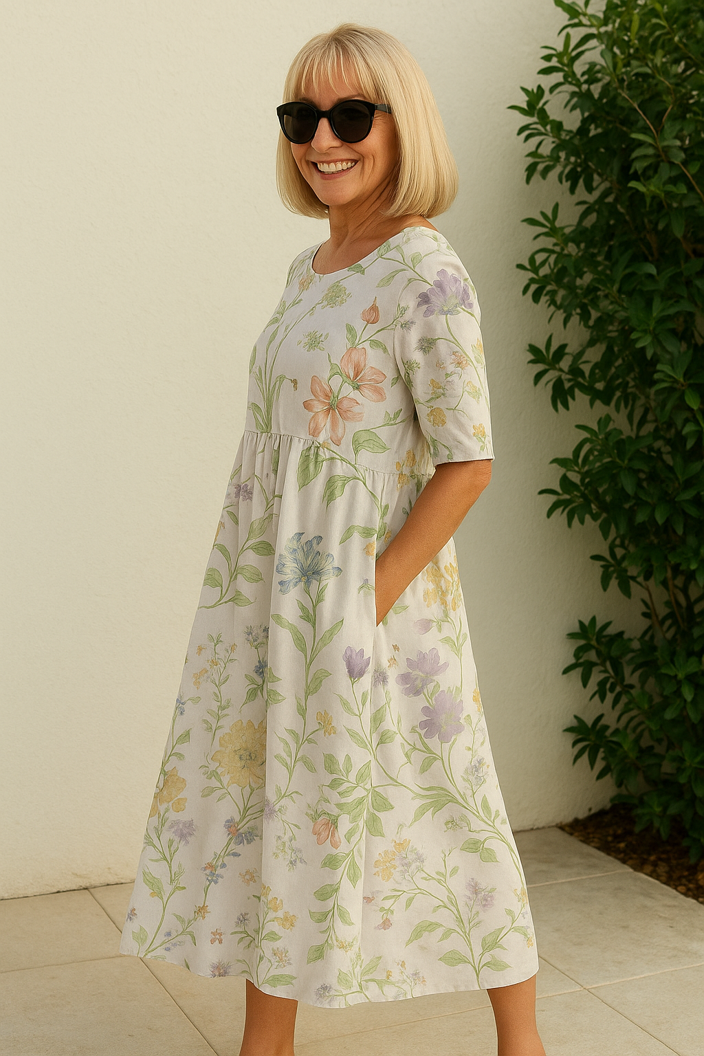 Lila | Midi Dress - Effortless Comfort