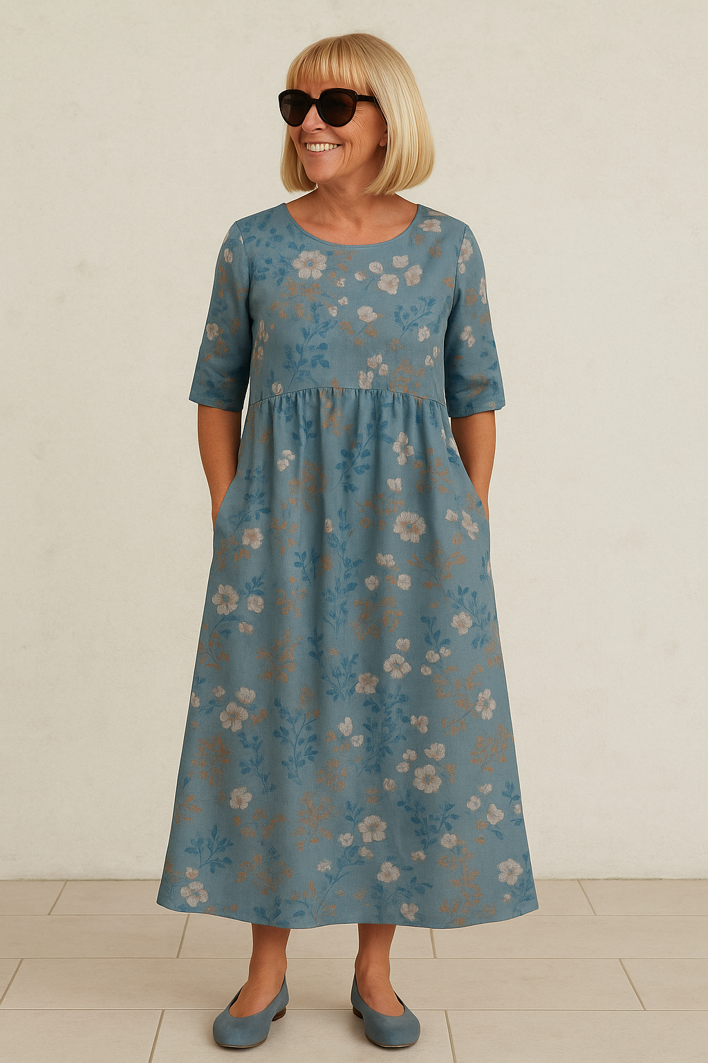 Lila | Midi Dress - Effortless Comfort