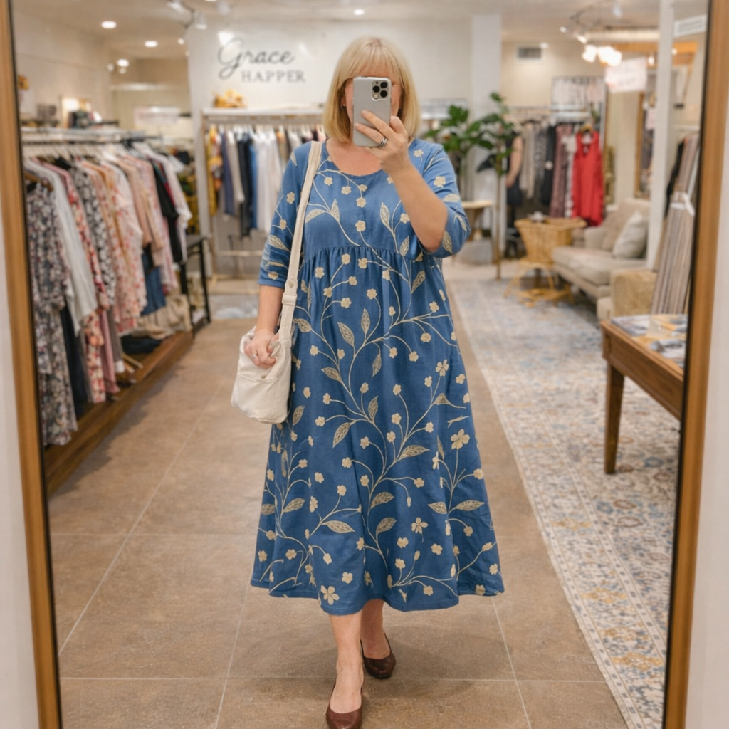 Lila | Midi Dress - Effortless Comfort