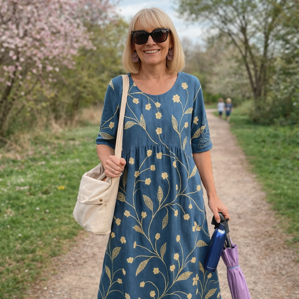 Lila | Midi Dress - Effortless Comfort