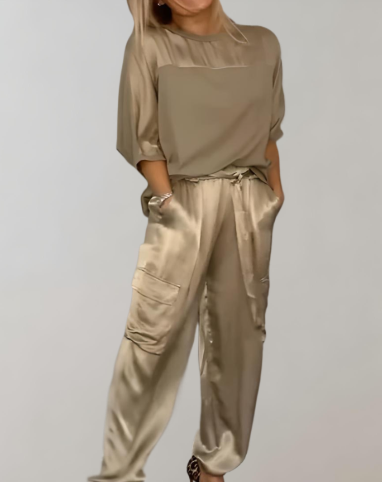 DYLAN | SILKY LOUNGE CARGO SET