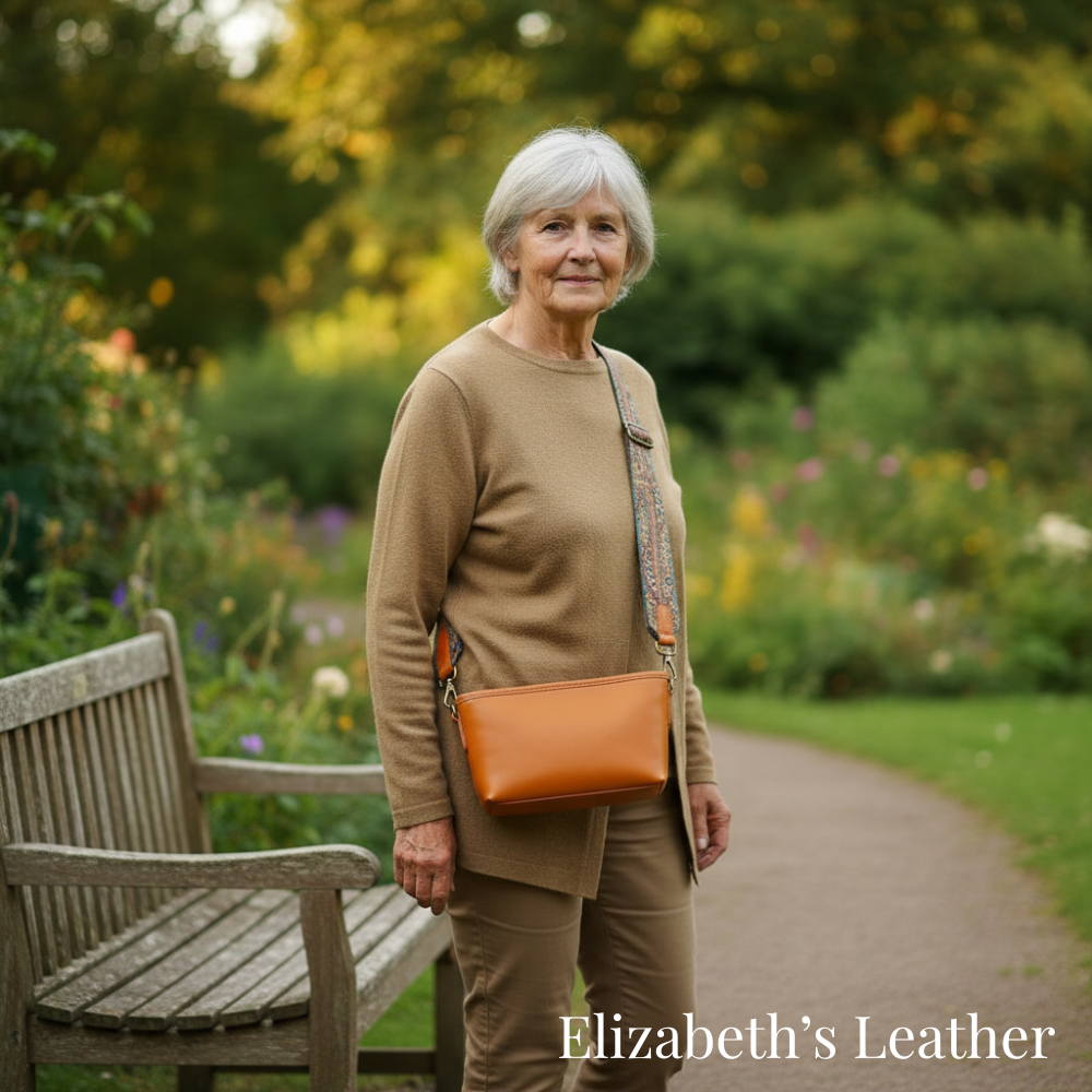 Tamar's Vintage Crossbody Leather Bag