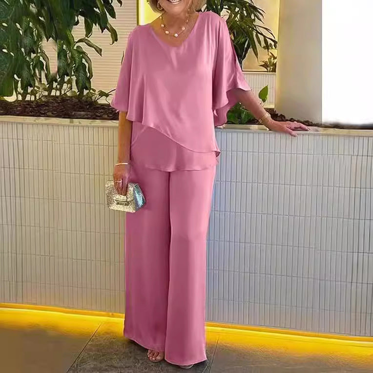 AUDREY | EFFORTLESS WIDE-LEG LOUNGE SET