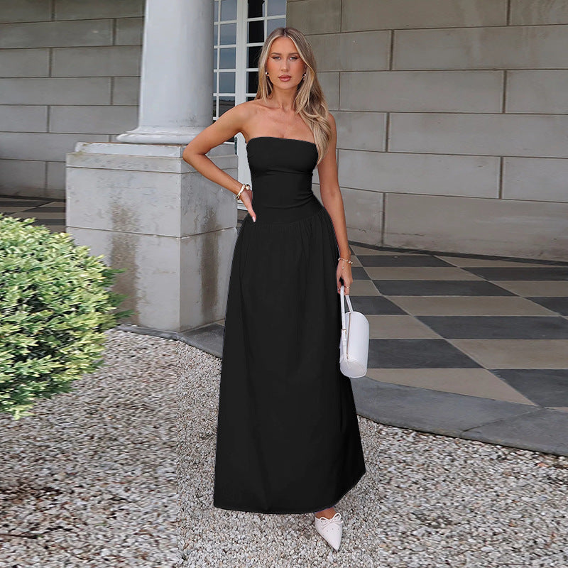 TESSIE™ - Timeless Plain Tube Dress for Parties