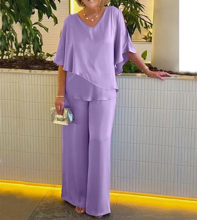AUDREY | EFFORTLESS WIDE-LEG LOUNGE SET
