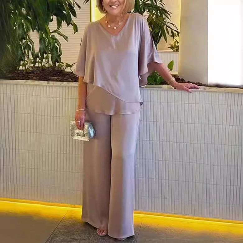 AUDREY | EFFORTLESS WIDE-LEG LOUNGE SET