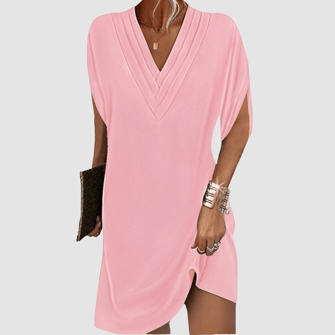 Alysa™ Elegant Dress with Half Sleeves