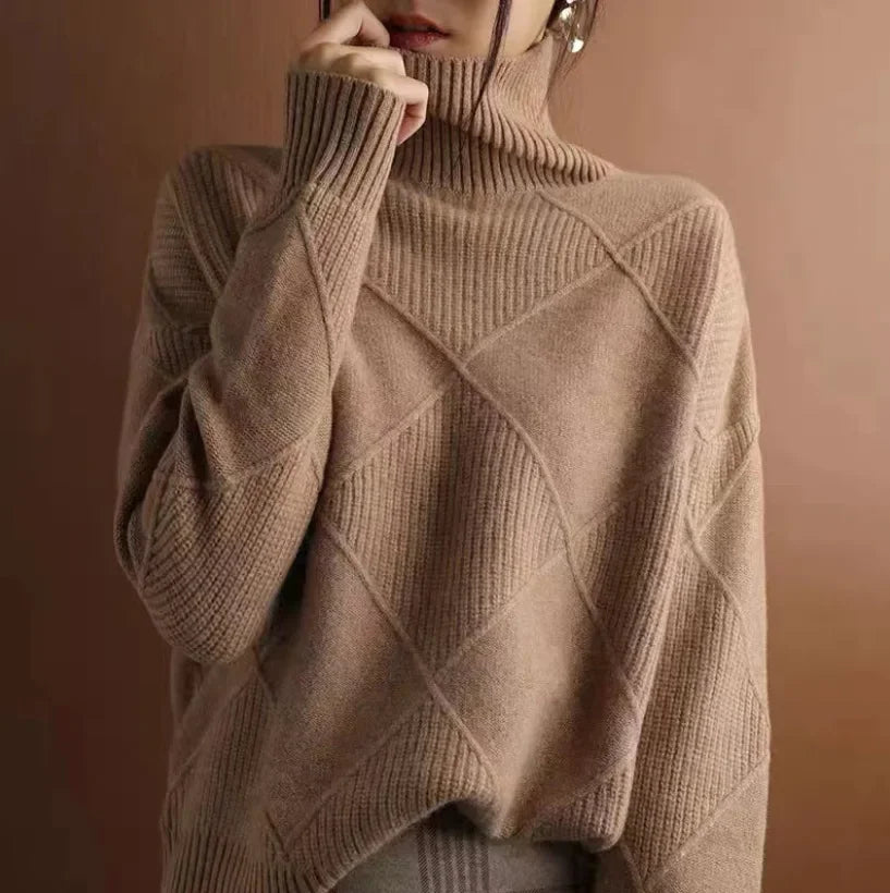 Allegra™ Diamond Knit Cashmere Sweater