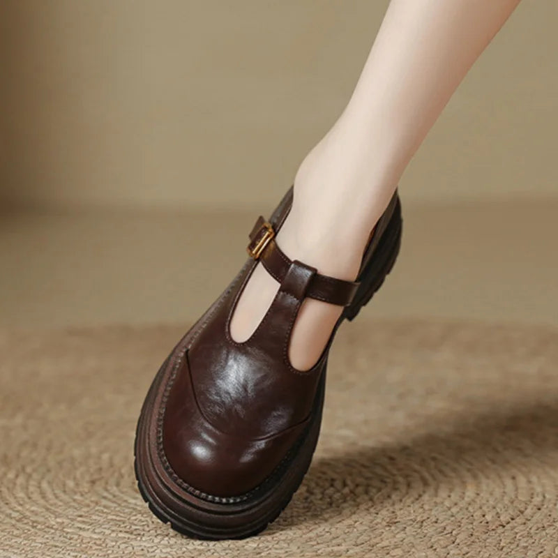 Farisse T-bar Mary janes