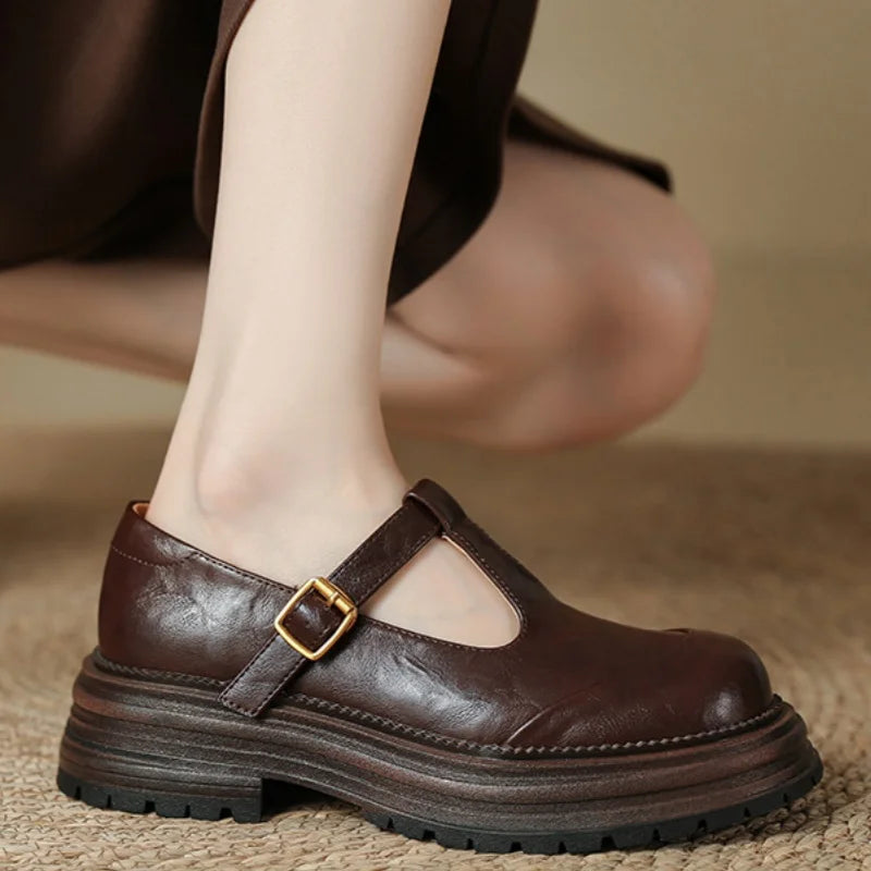 Farisse T-bar Mary janes