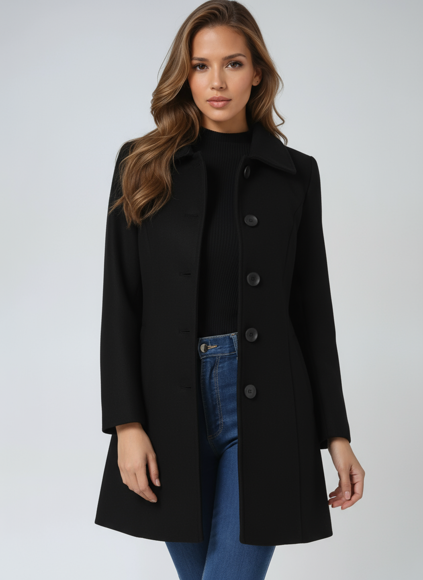 Sylvia™ Women's Single Breasted Winter Trench Coat