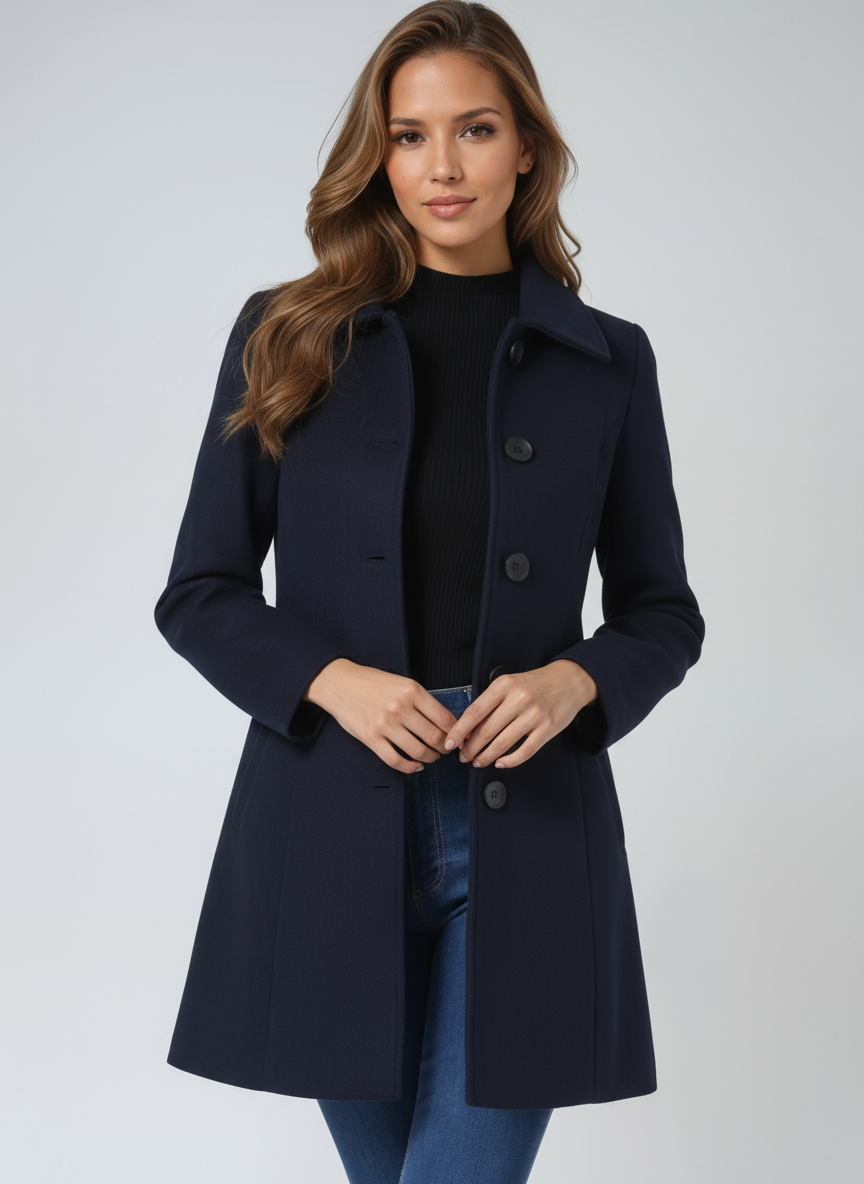 Sylvia™ Women's Single Breasted Winter Trench Coat
