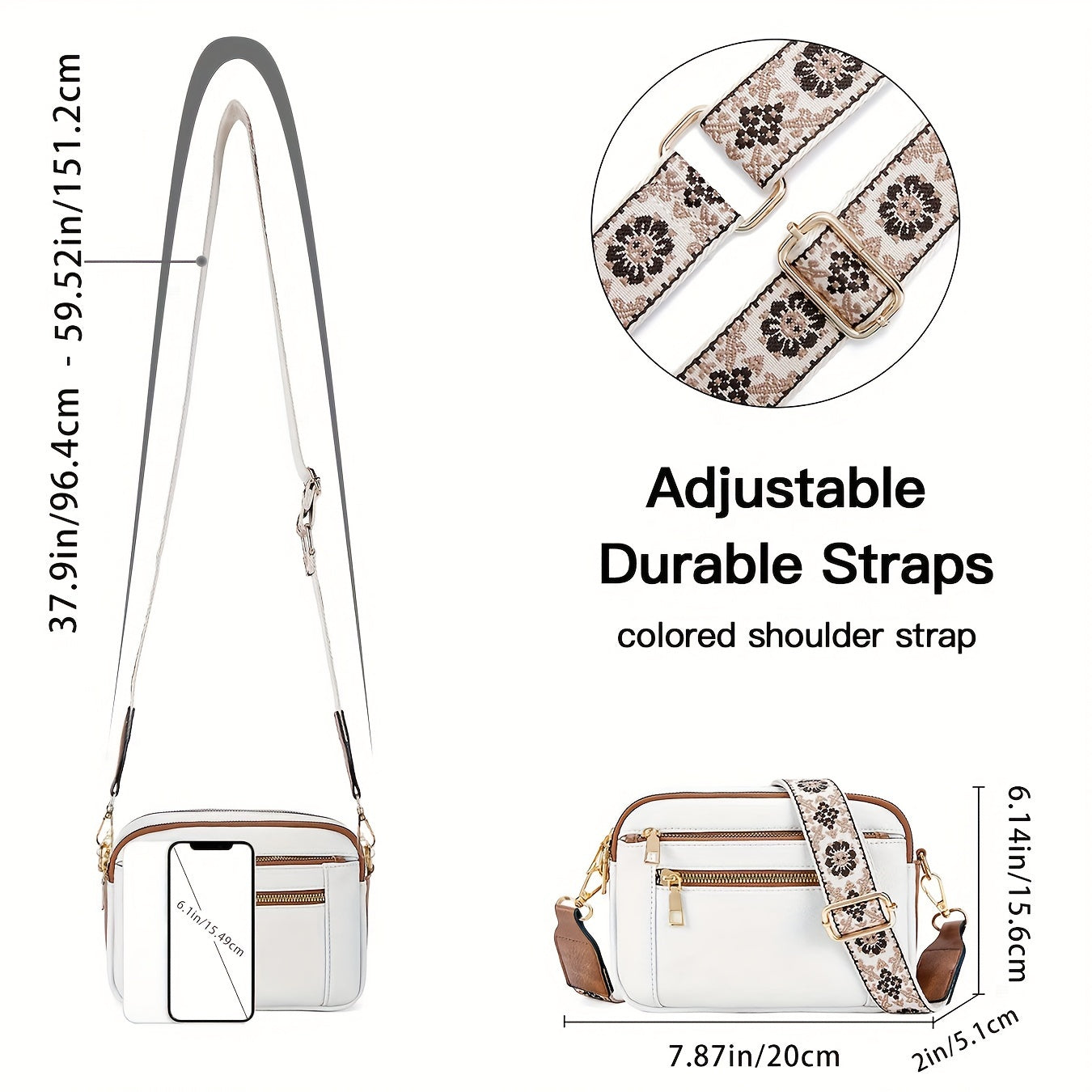 Elain - Vegan leather crossbody bag