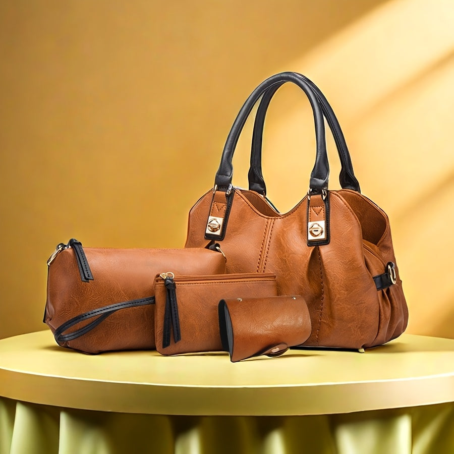 Barbara's Bags - Vintage 4-Piece Leather Bag Set