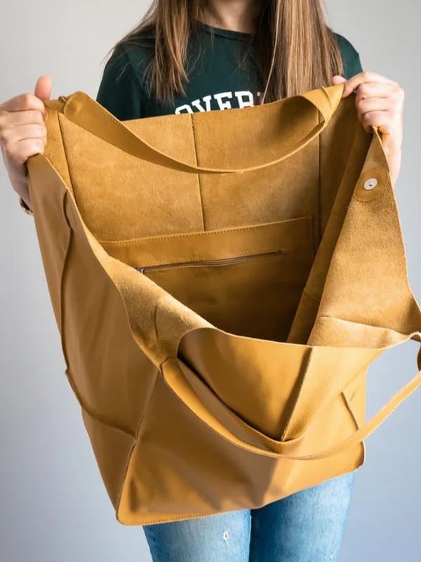 Barbara's Bags - Timeless Allure Leather Tote Bag