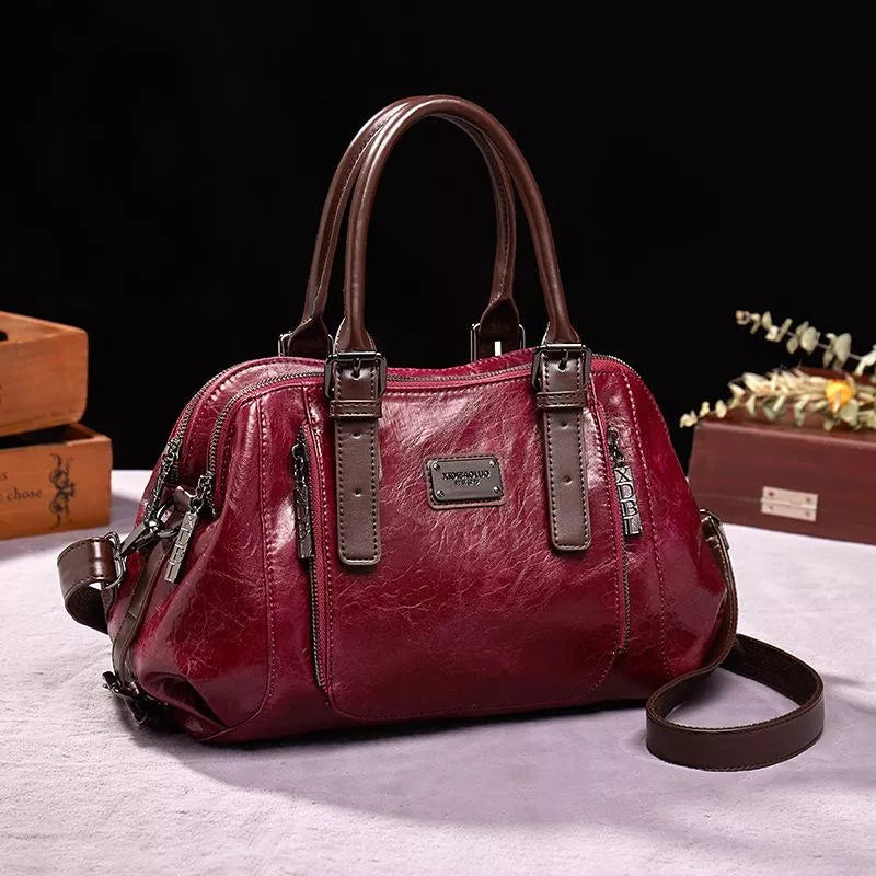 Barbara's Bags - Luxe Statement Leather Handbag