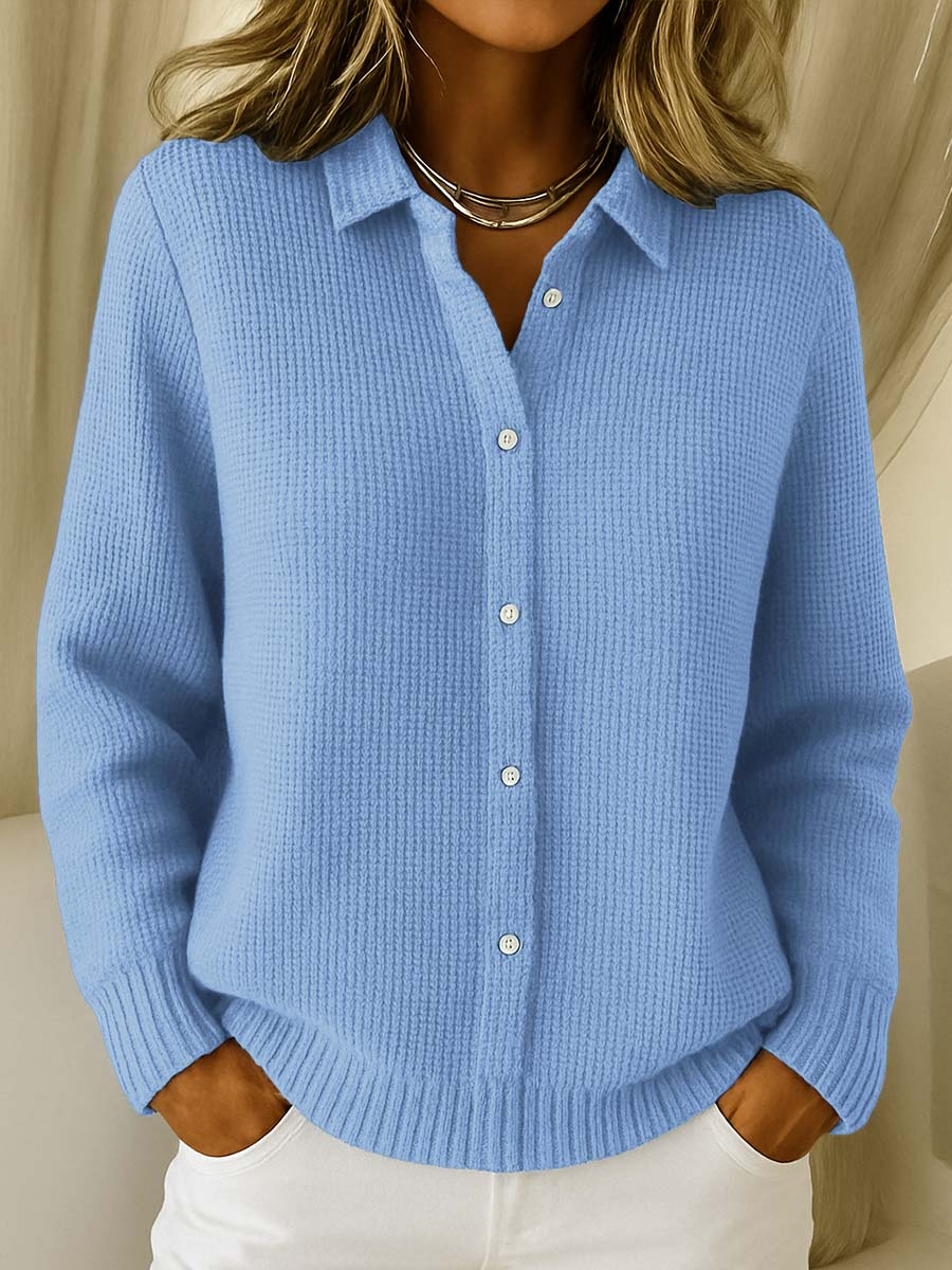 Charlotte™ Classic Knit Button Cardigan