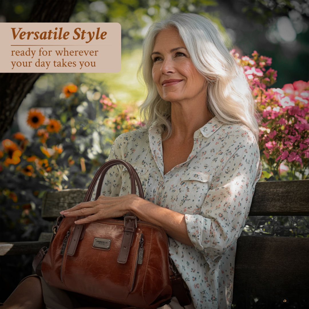 Barbara's Bags - Luxe Statement Leather Handbag