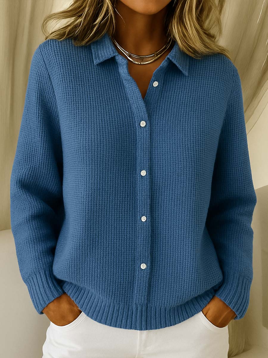 Charlotte™ Classic Knit Button Cardigan