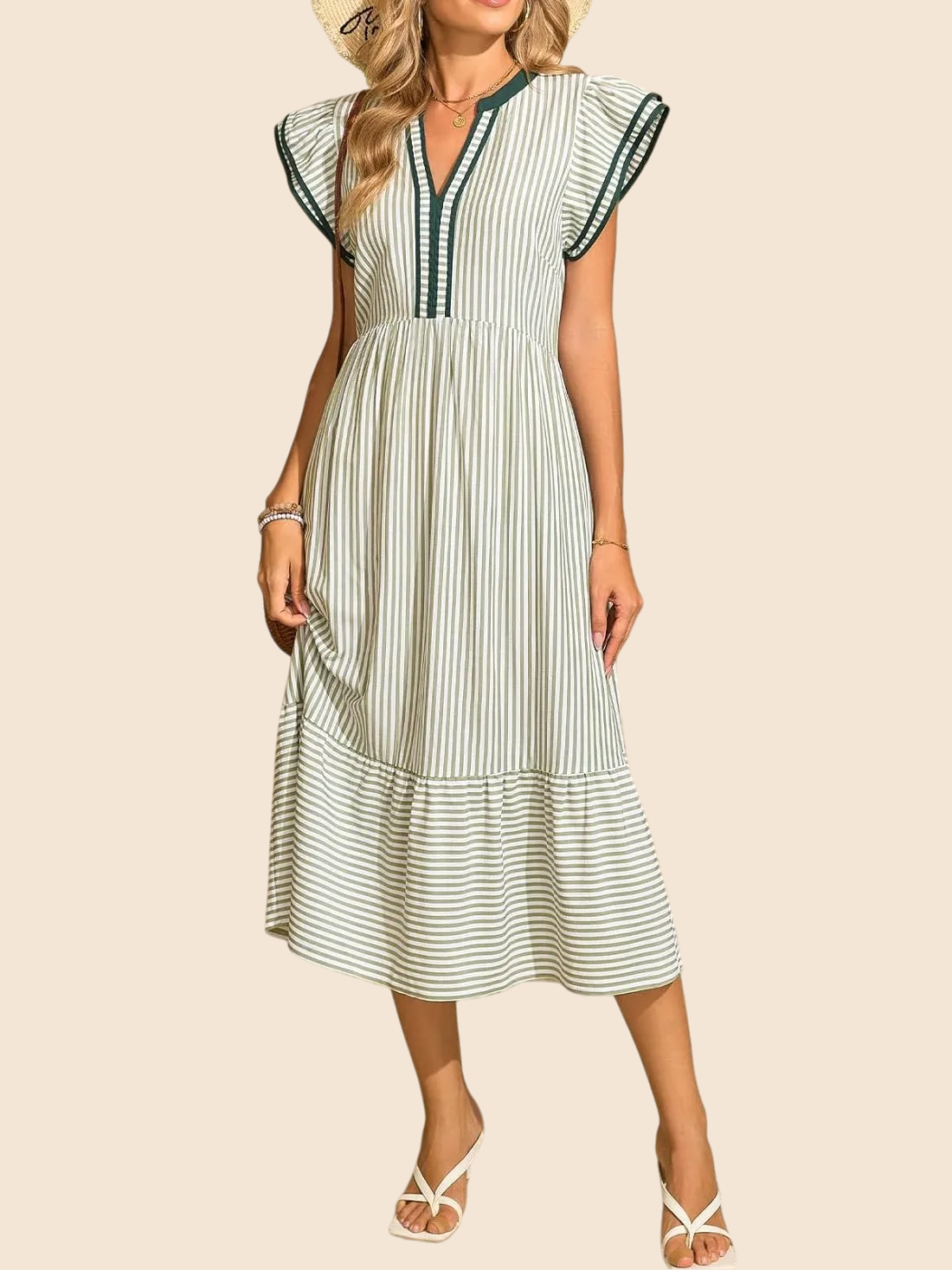 Sunset Stripes™ Long Dress