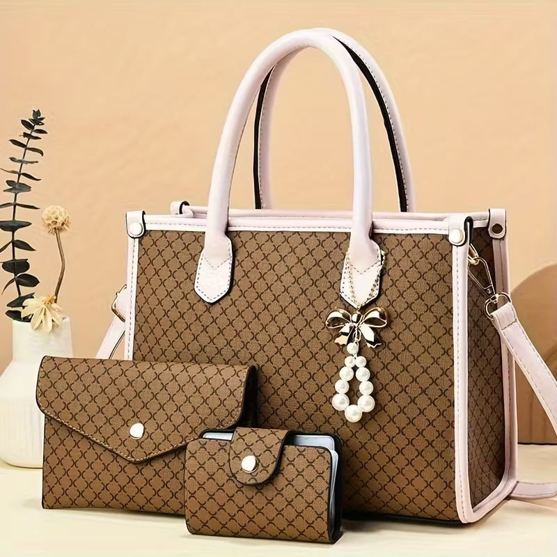 Barbara's Bags - Timeless Vintage 3-Piece Leather Bag Set