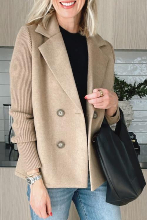 SORELLE | ELEGANT LIGHTWEIGHT KNIT-SLEEVE BLAZER