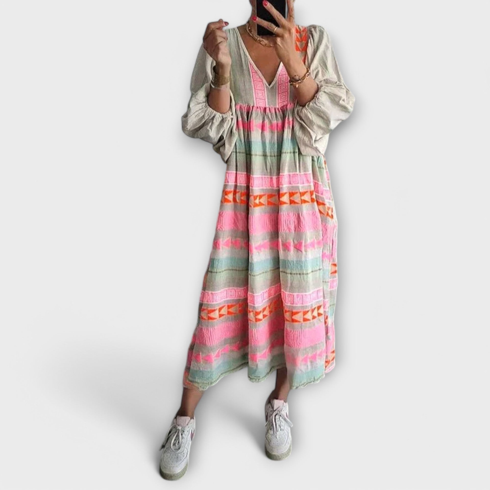 Hermine – Vibrant Loose Dress
