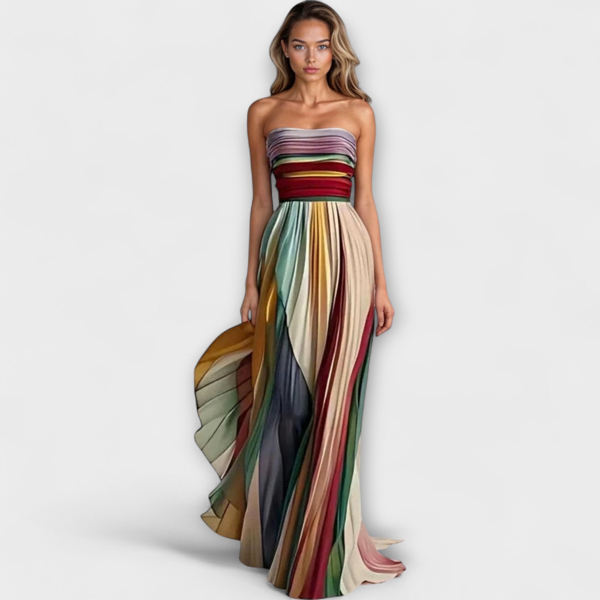 Flora – Colourful Sleeveless Dress