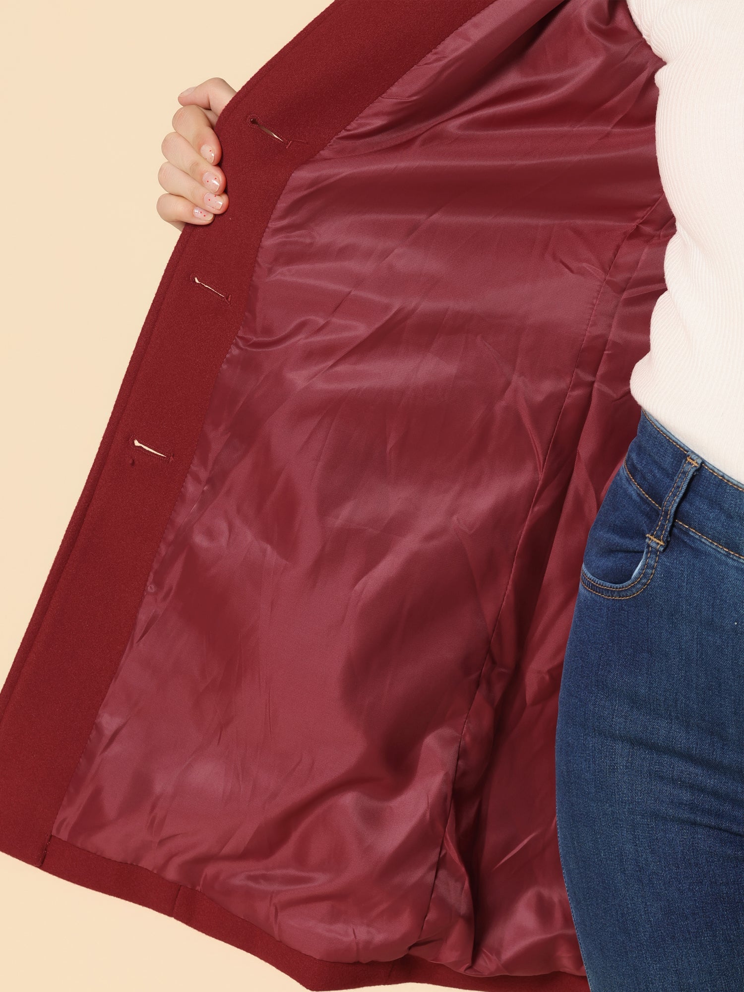 Sylvia™ Women's Single Breasted Winter Trench Coat