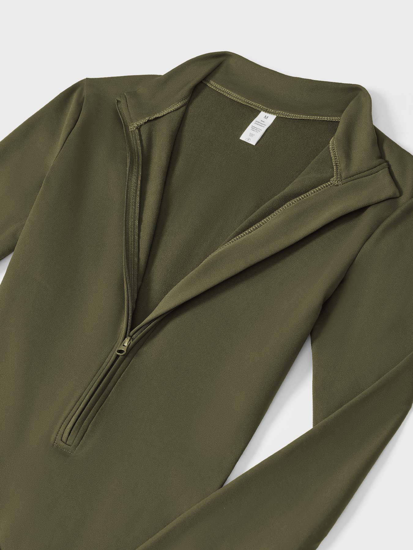 Velouré Belle Fleece Long Sleeve Zipper Jumpsuit