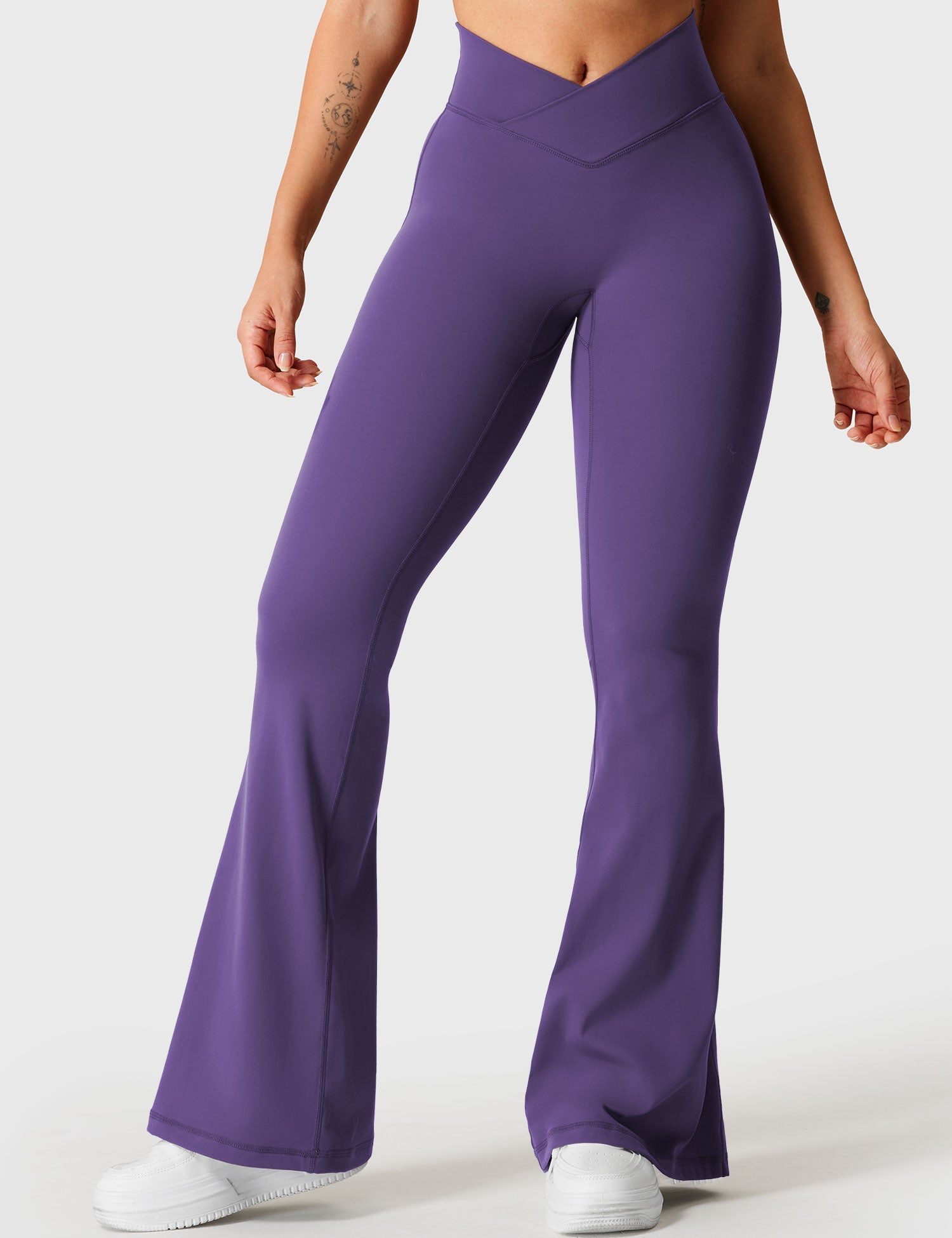 Velouré V-waistband Kalie Flare Leggings