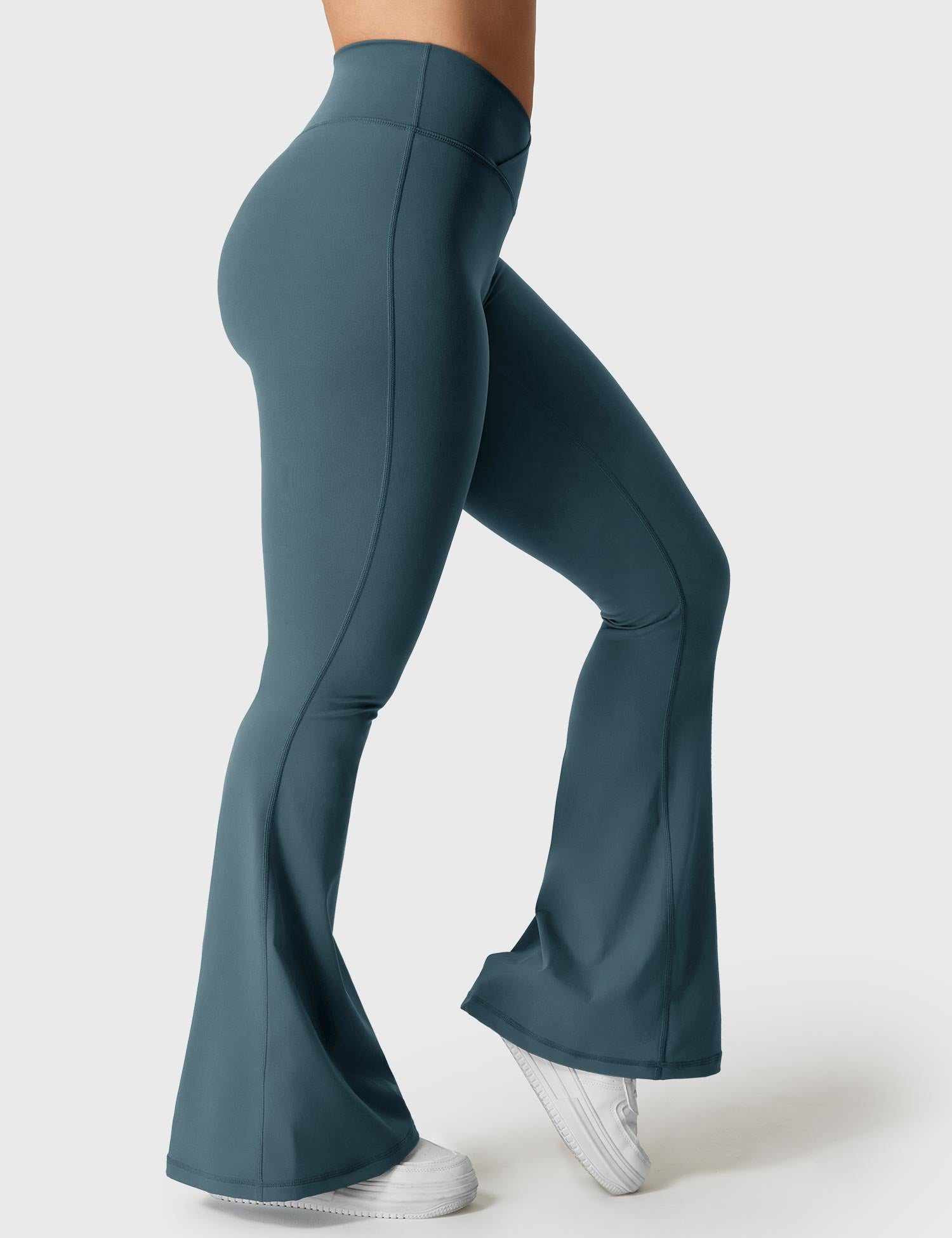 Velouré V-waistband Kalie Flare Leggings