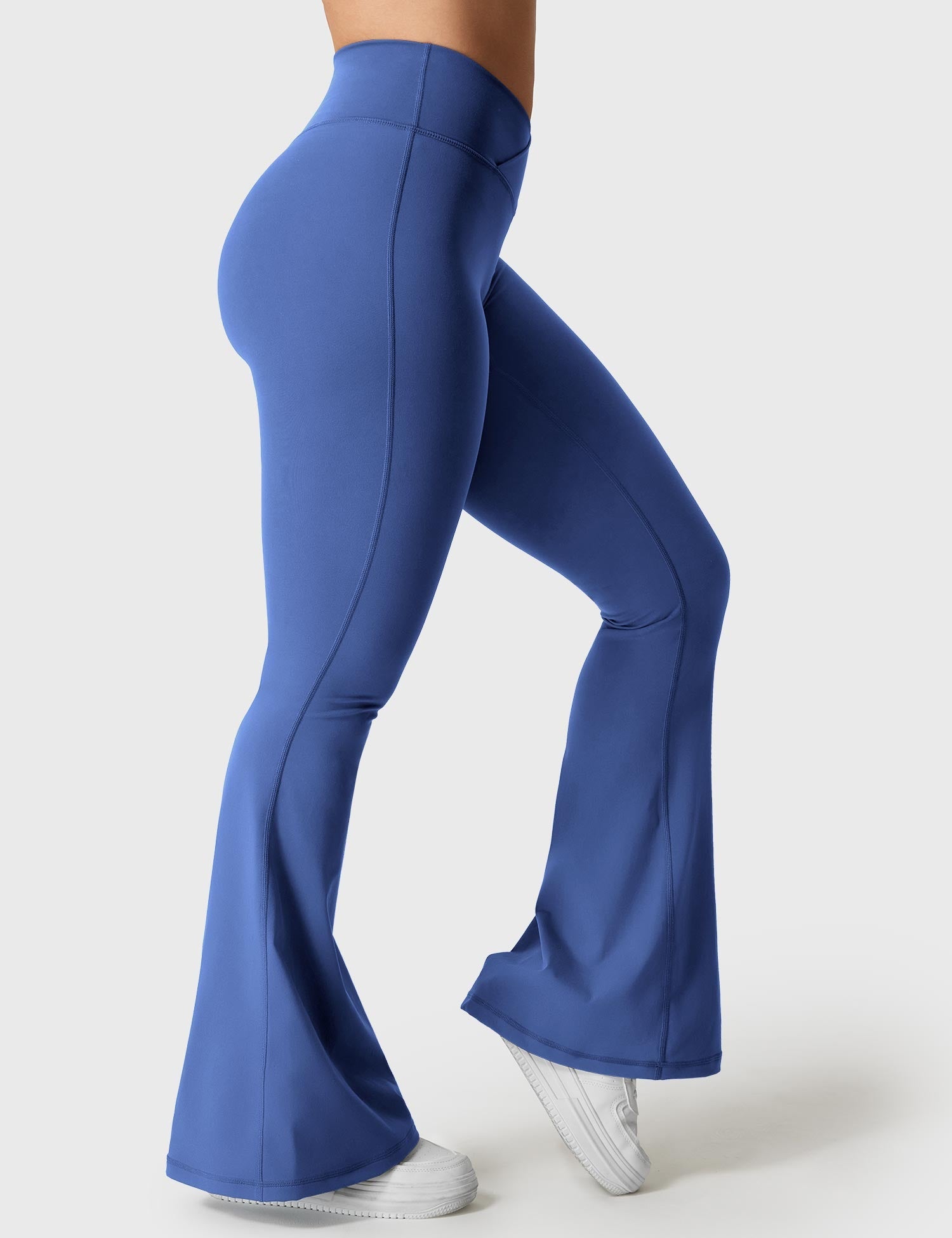 Velouré V-waistband Kalie Flare Leggings
