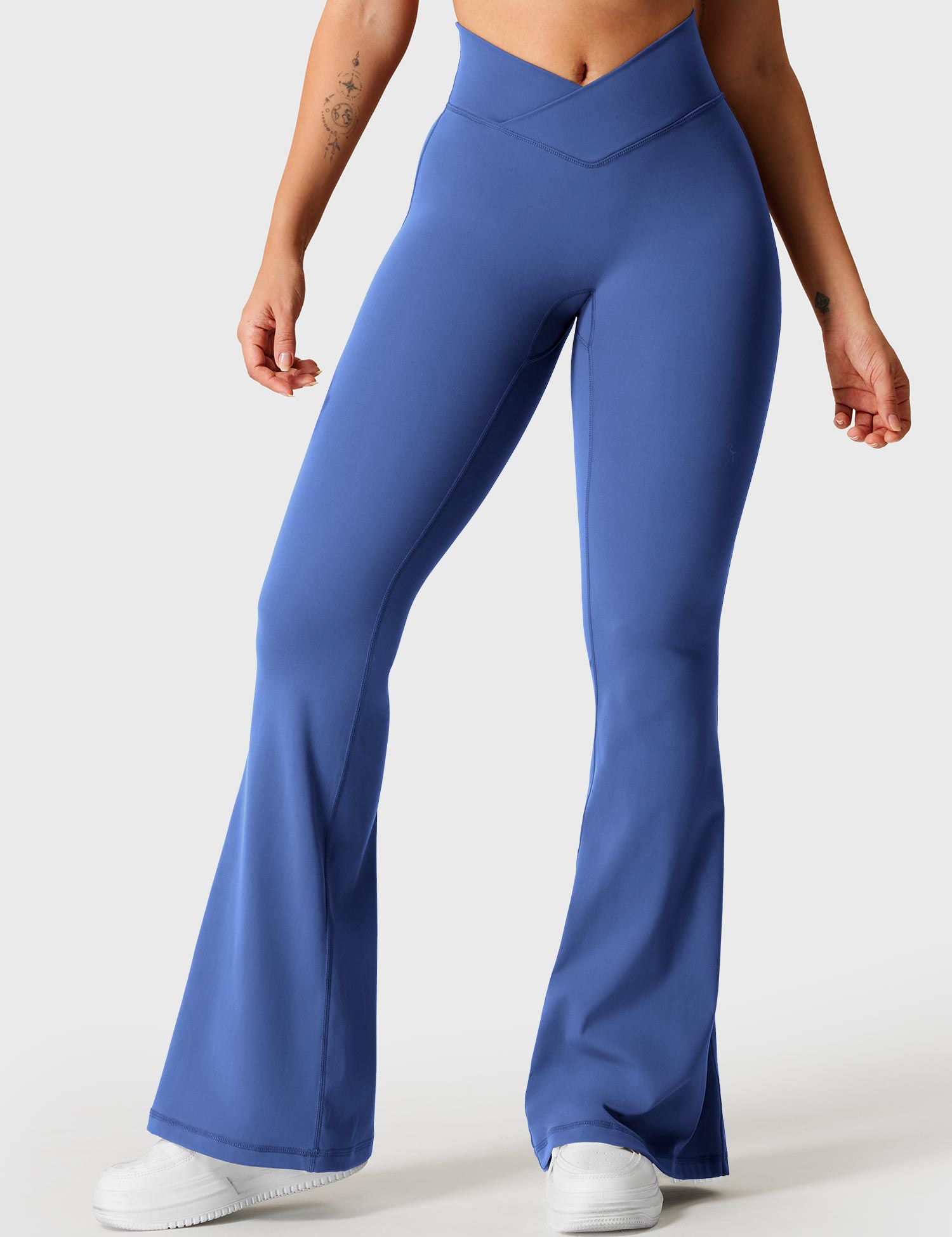 Velouré V-waistband Kalie Flare Leggings