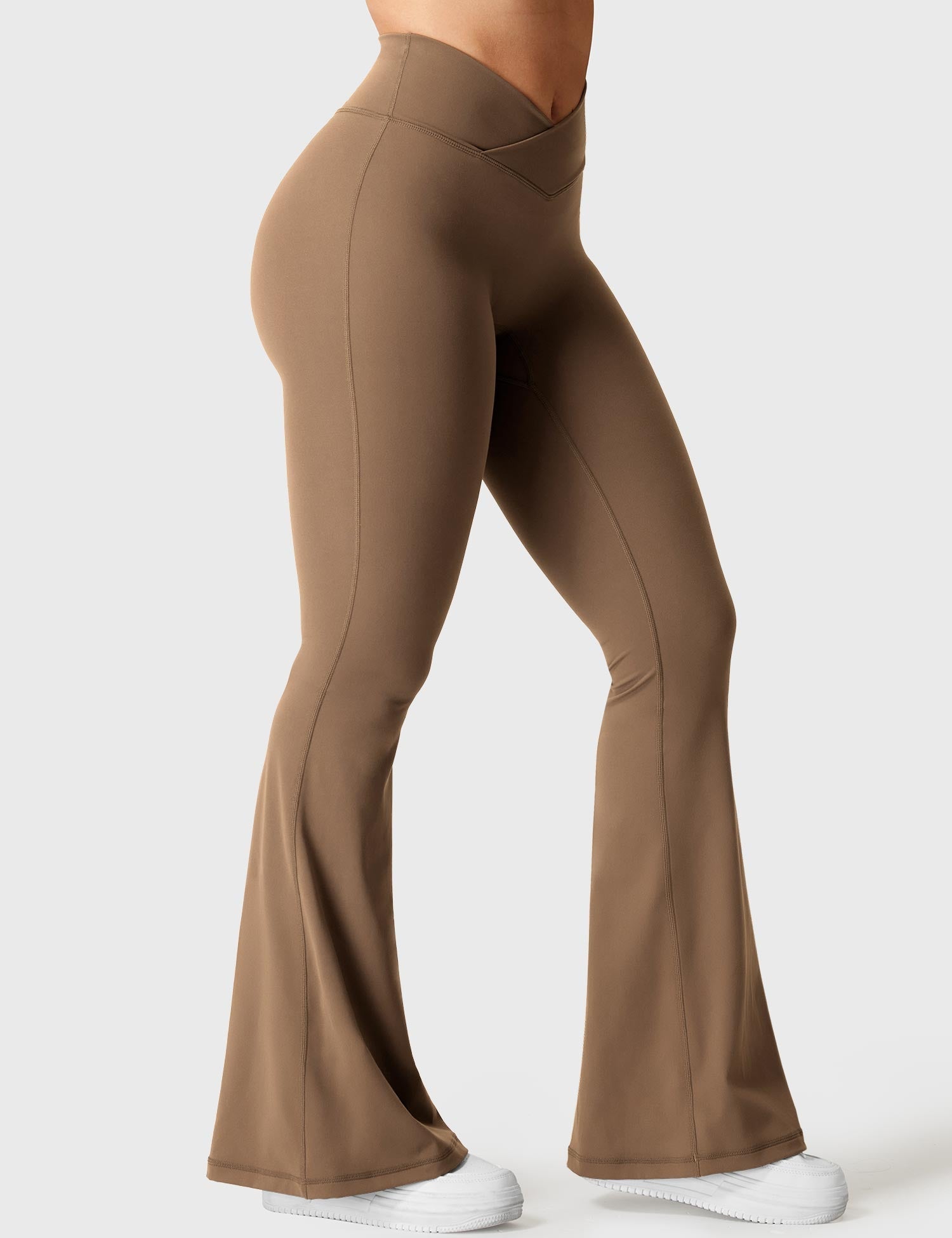 Velouré V-waistband Kalie Flare Leggings