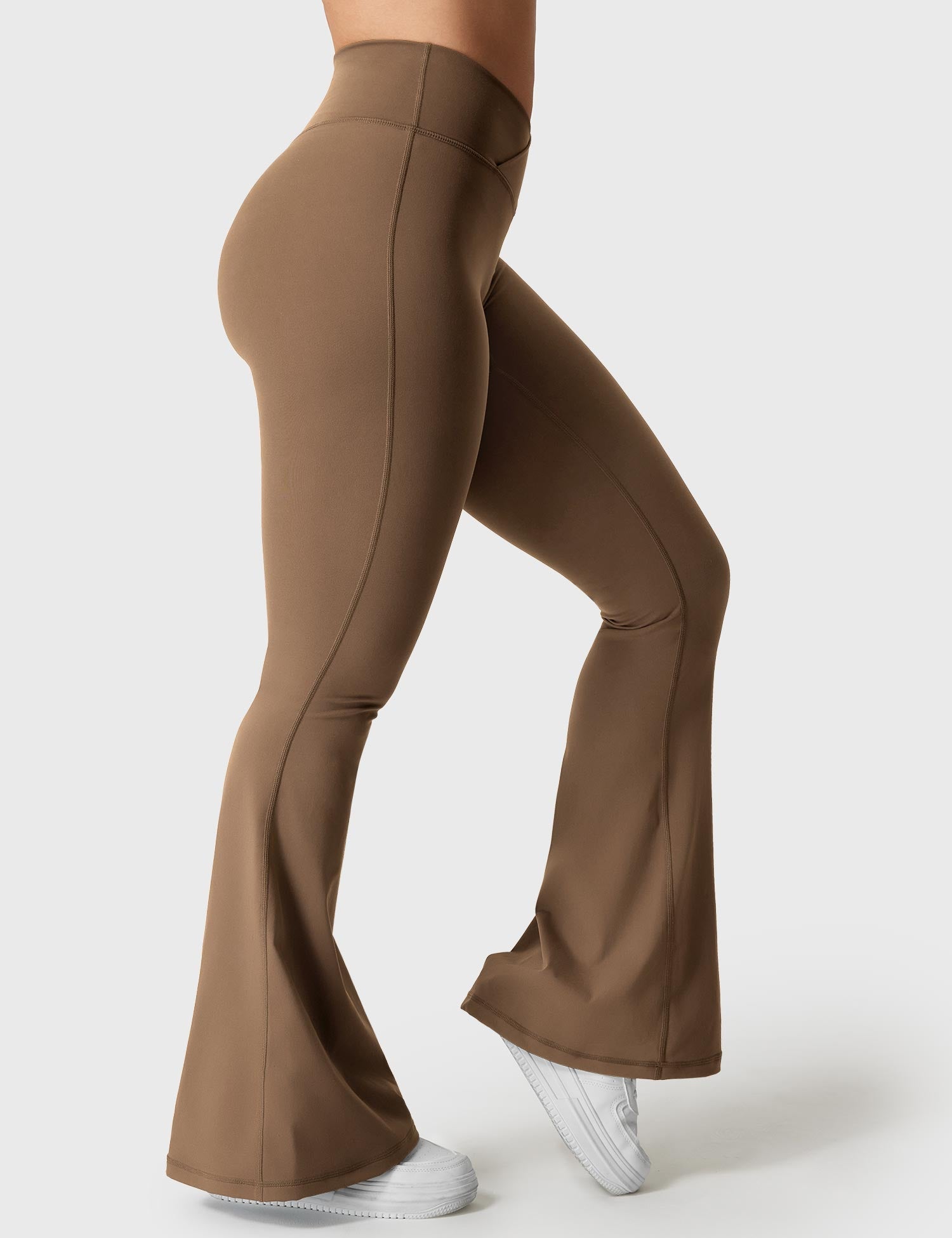 Velouré V-waistband Kalie Flare Leggings
