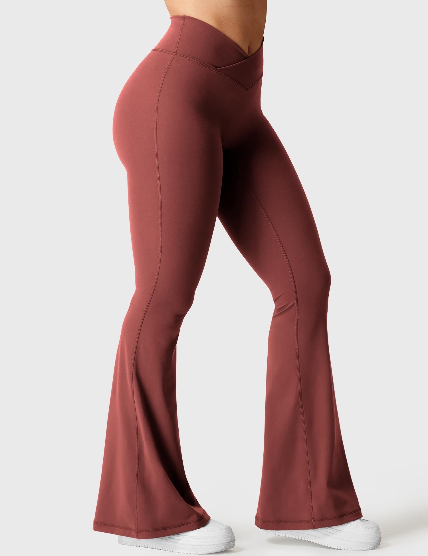 Velouré V-waistband Kalie Flare Leggings