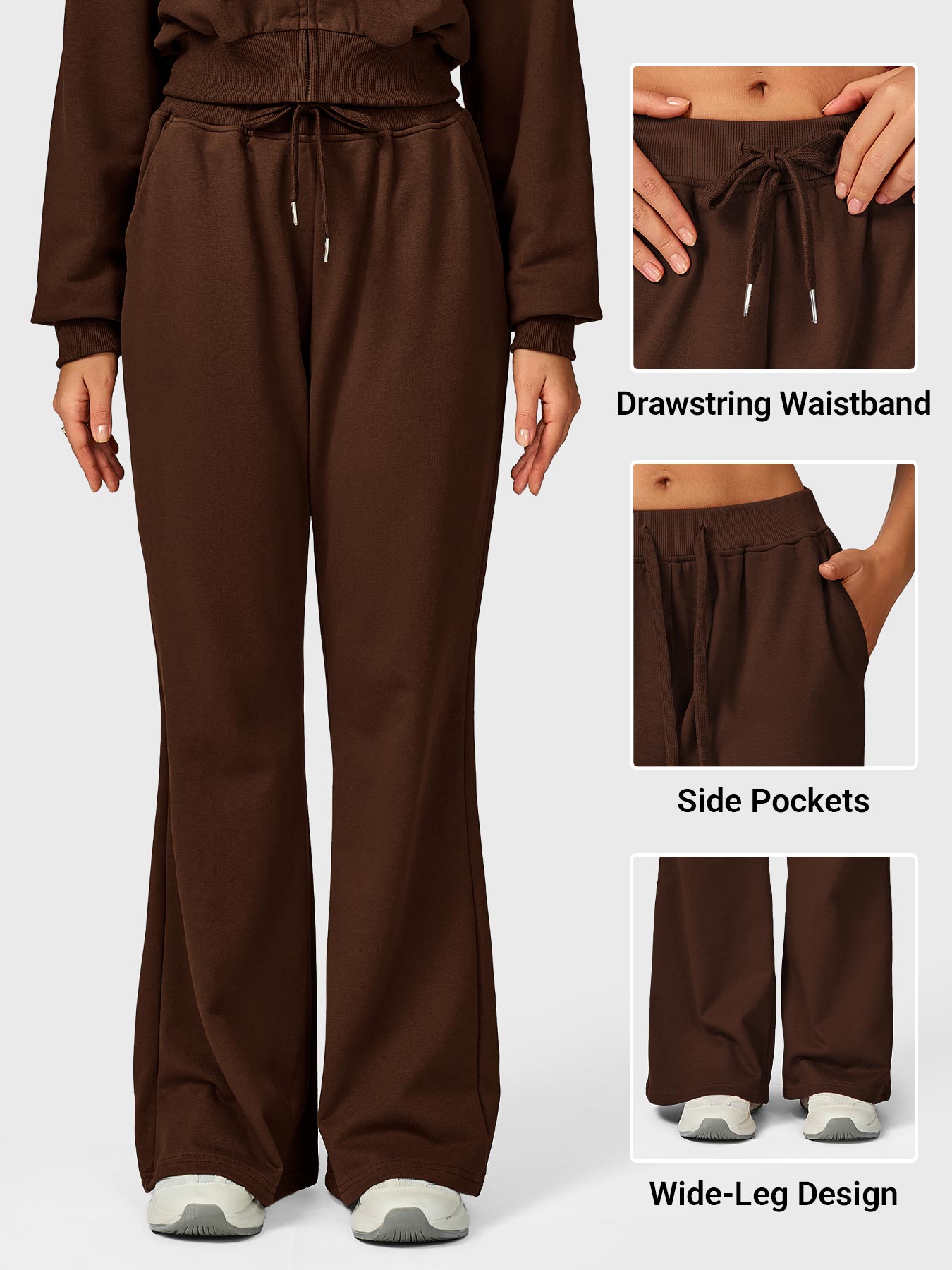 Velouré Irene Straight Leg Sweatpants