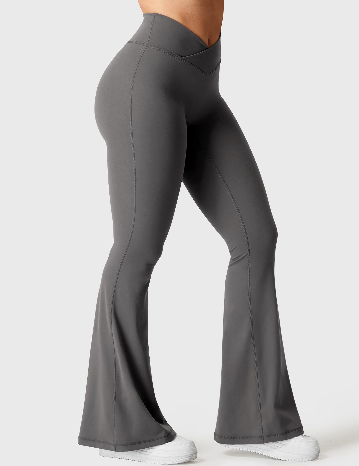 Velouré V-waistband Kalie Flare Leggings
