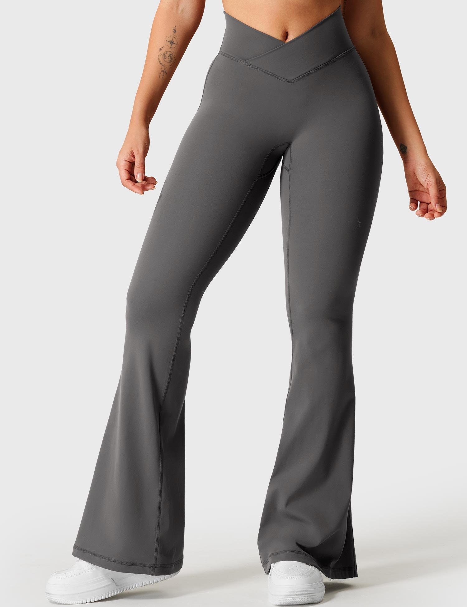 Velouré V-waistband Kalie Flare Leggings