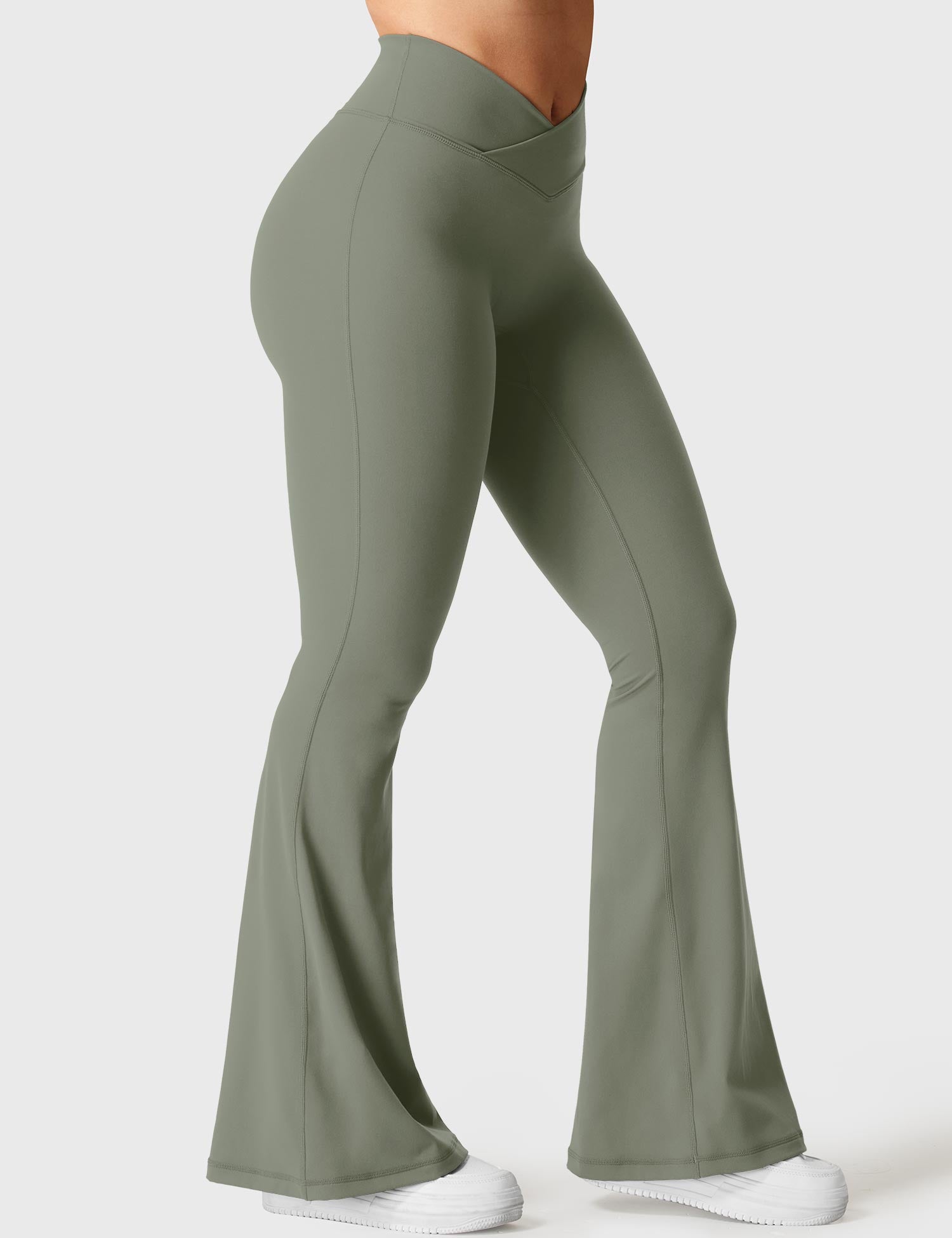Velouré V-waistband Kalie Flare Leggings