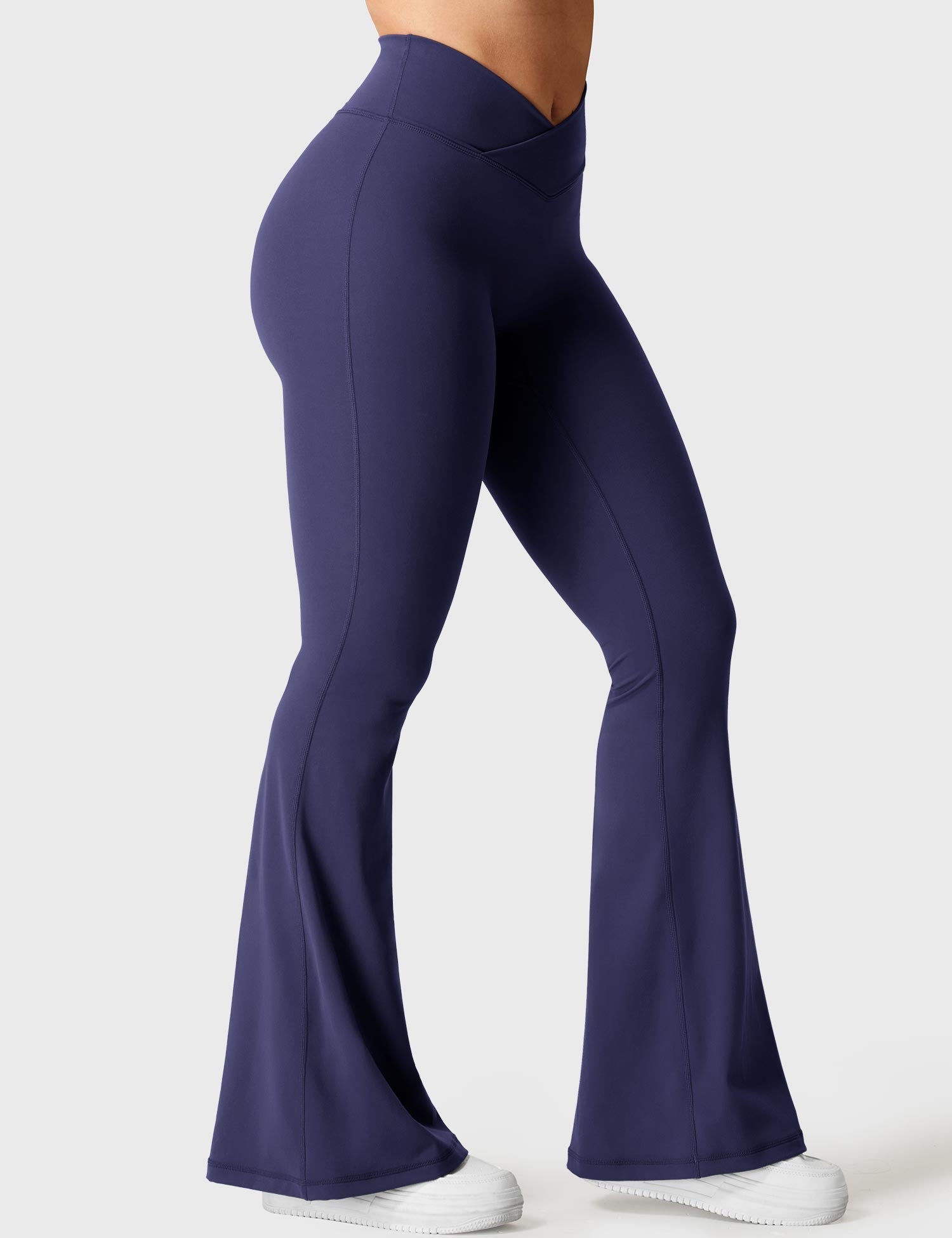 Velouré V-waistband Kalie Flare Leggings