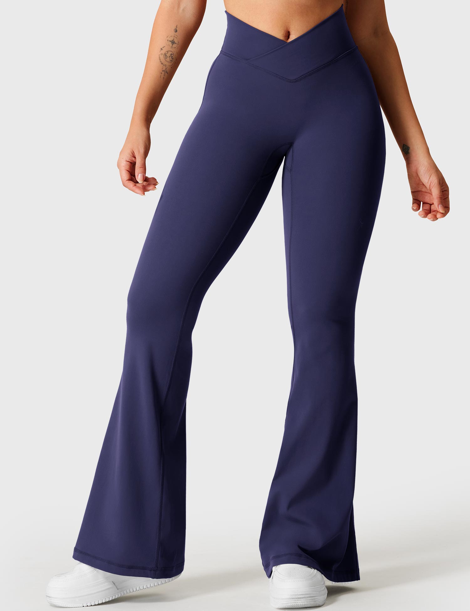 Velouré V-waistband Kalie Flare Leggings