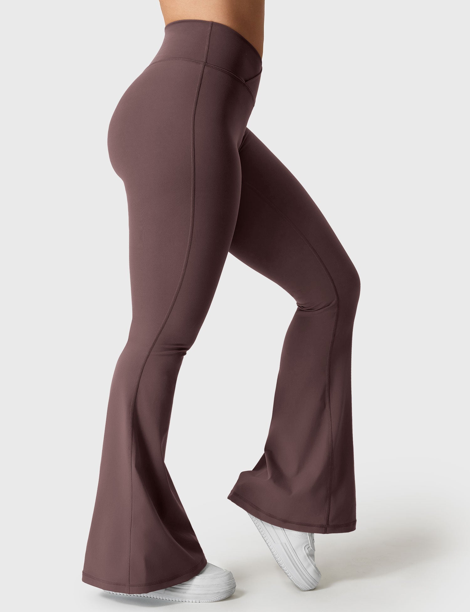 Velouré V-waistband Kalie Flare Leggings