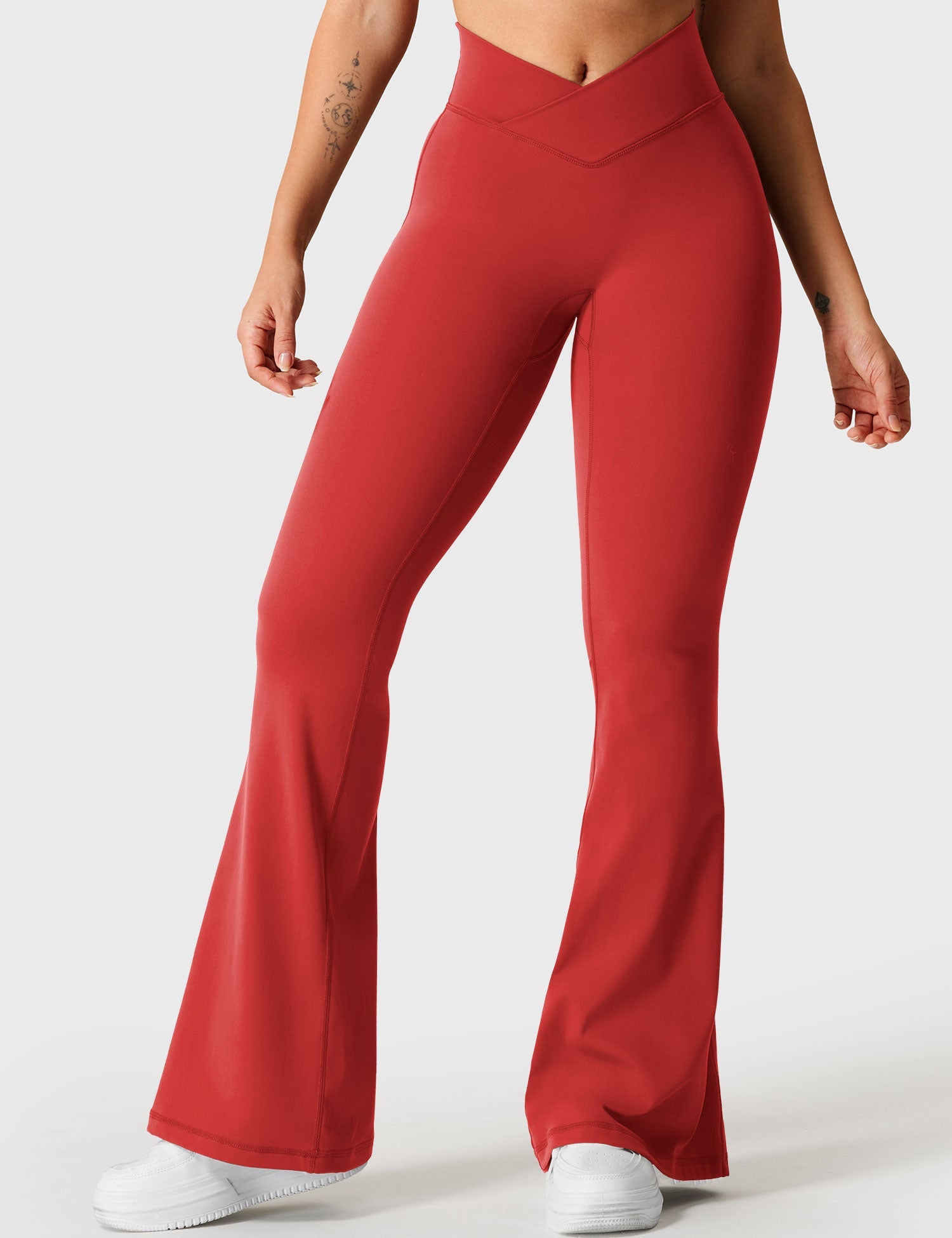 Velouré V-waistband Kalie Flare Leggings